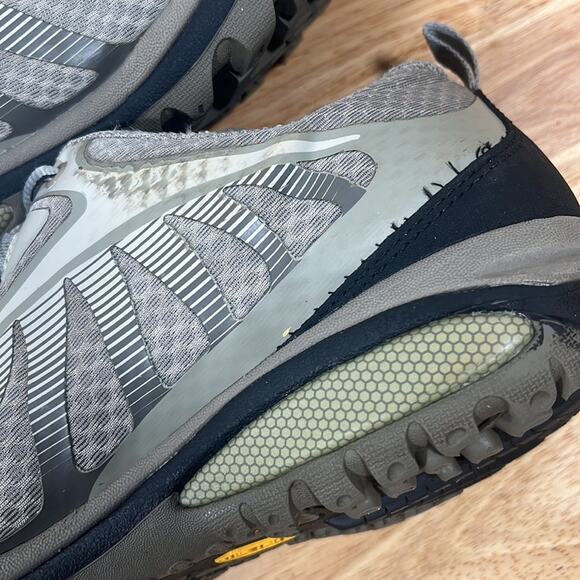 Merrell 8 Siren Edge Womens Aluminum Boulder Gray Vibram Bottoms Hiking Sneakers - Picture 7 of 15